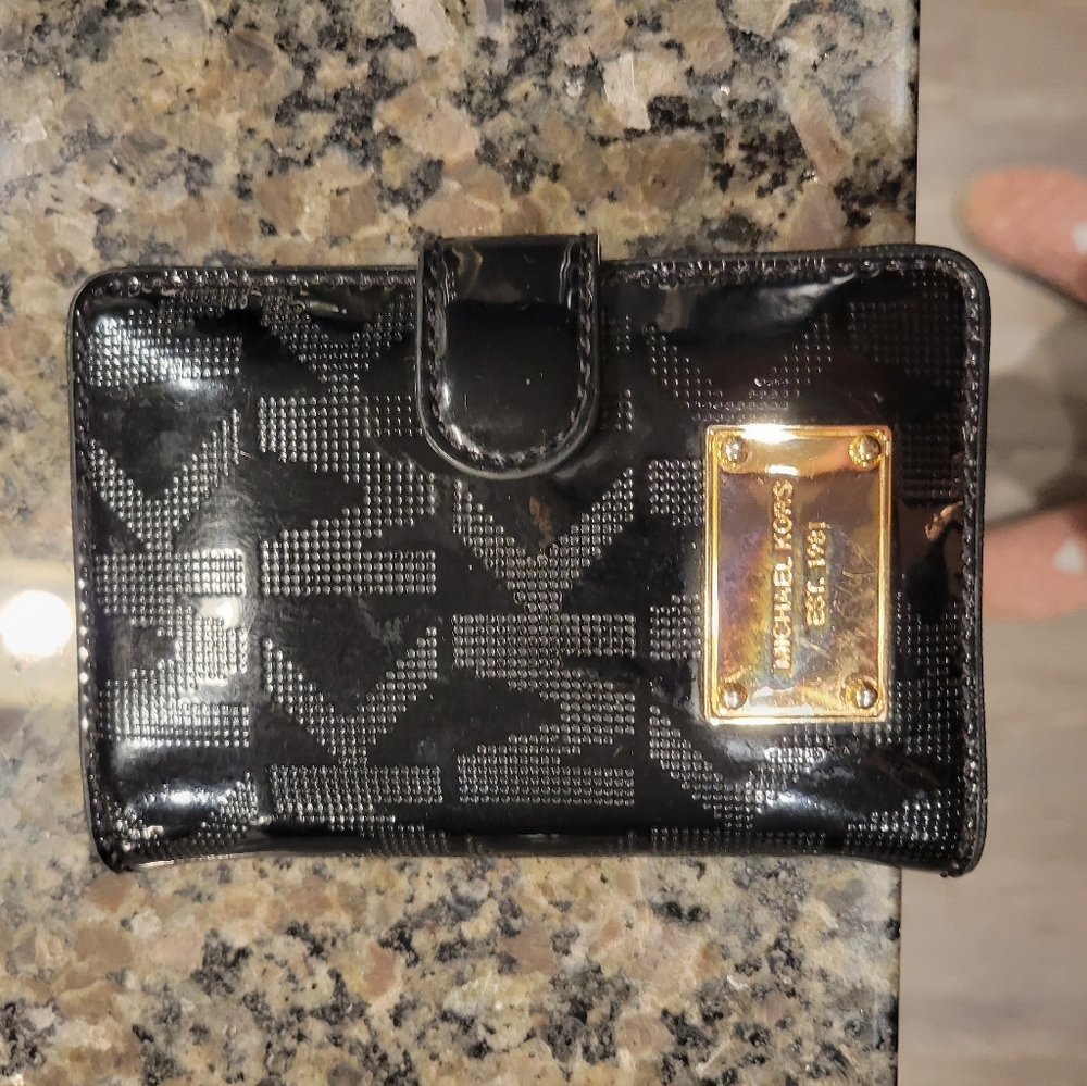 Michael Kors embossed wallet